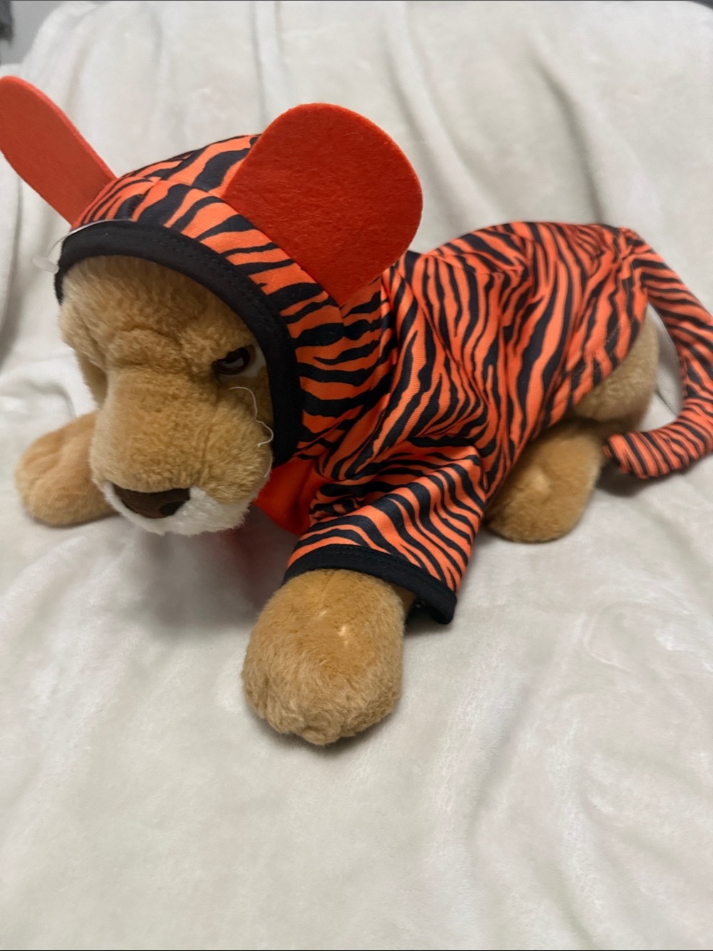 PET SPIRIT Tiger Costume Hoodie size small